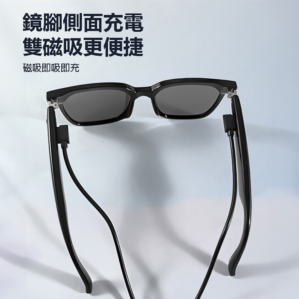 IS-S01 AI版 智能變色藍芽眼鏡(全系列雙基板+TWS立體音雙聲道 骨傳導技術寶利徠鏡片)