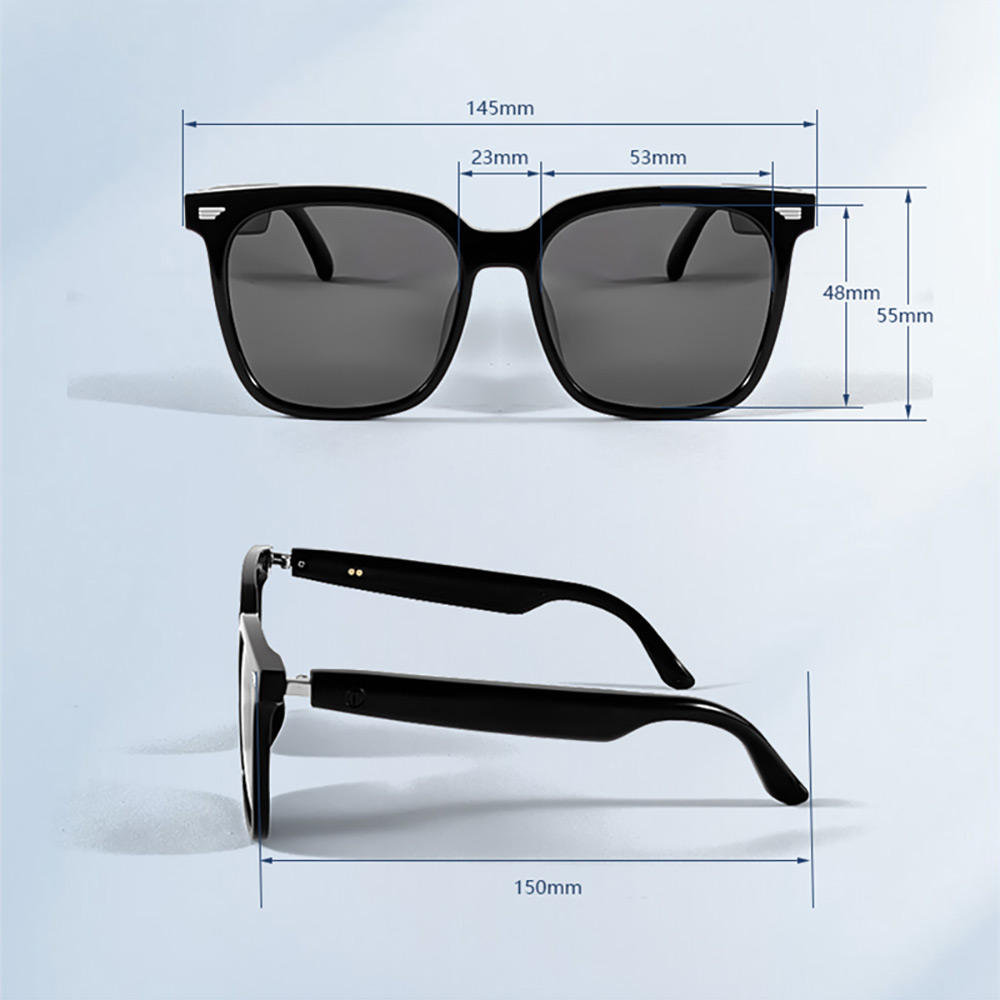 IS-S01 AI版 智能變色藍芽眼鏡(全系列雙基板+TWS立體音雙聲道 骨傳導技術寶利徠鏡片)