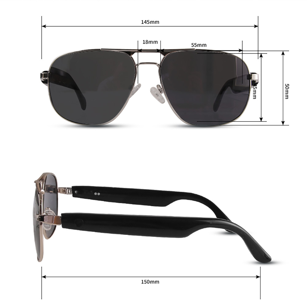 IS-S02 智能變色藍芽眼鏡(全系列雙基板+TWS立體音雙聲道 骨傳導技術 寶利徠鏡片)