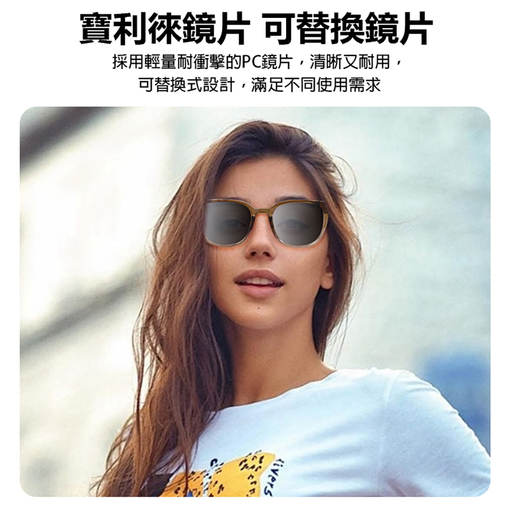 IS-S07 AI版 智能變色藍芽眼鏡(通過SGS認證全系列雙基板+TWS立體音雙聲道 骨傳導技術寶利徠鏡片)