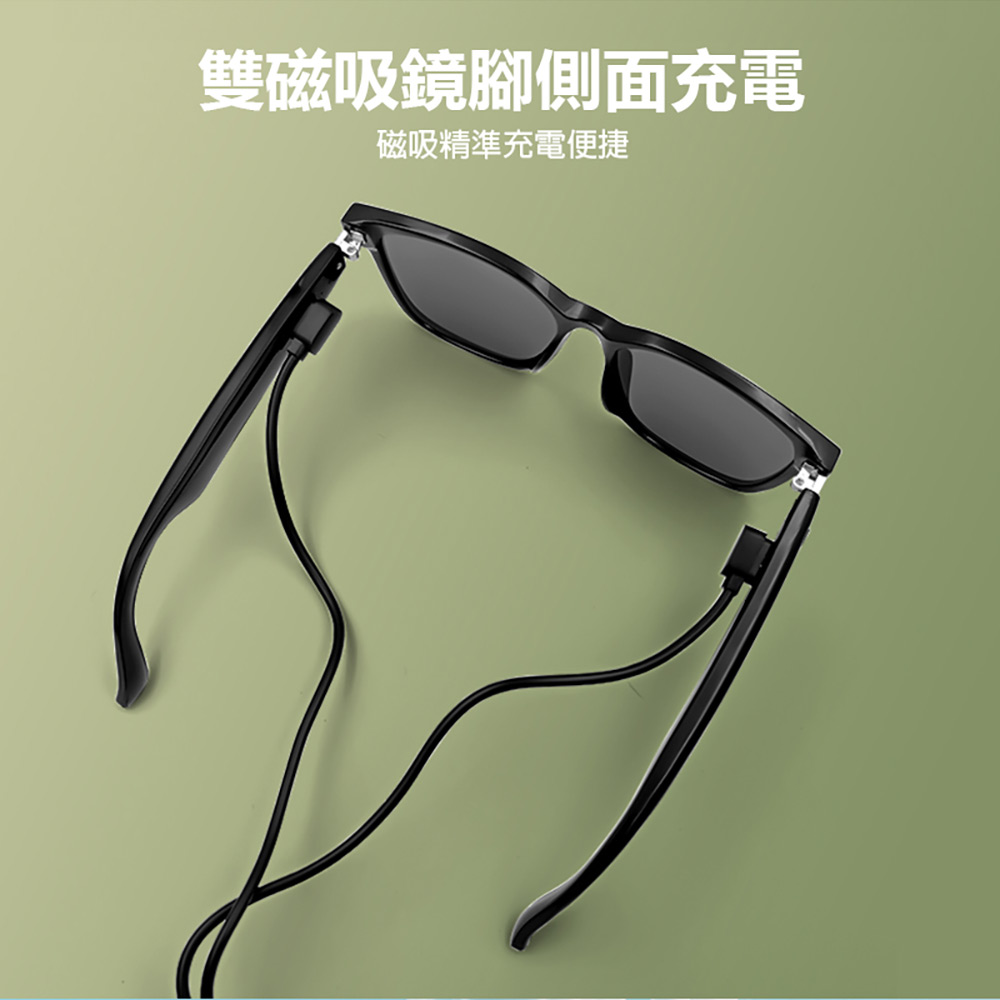 IS-S08 智能變色藍芽眼鏡(全系列雙基板+TWS立體音雙聲道 骨傳導技術 寶利徠鏡片)