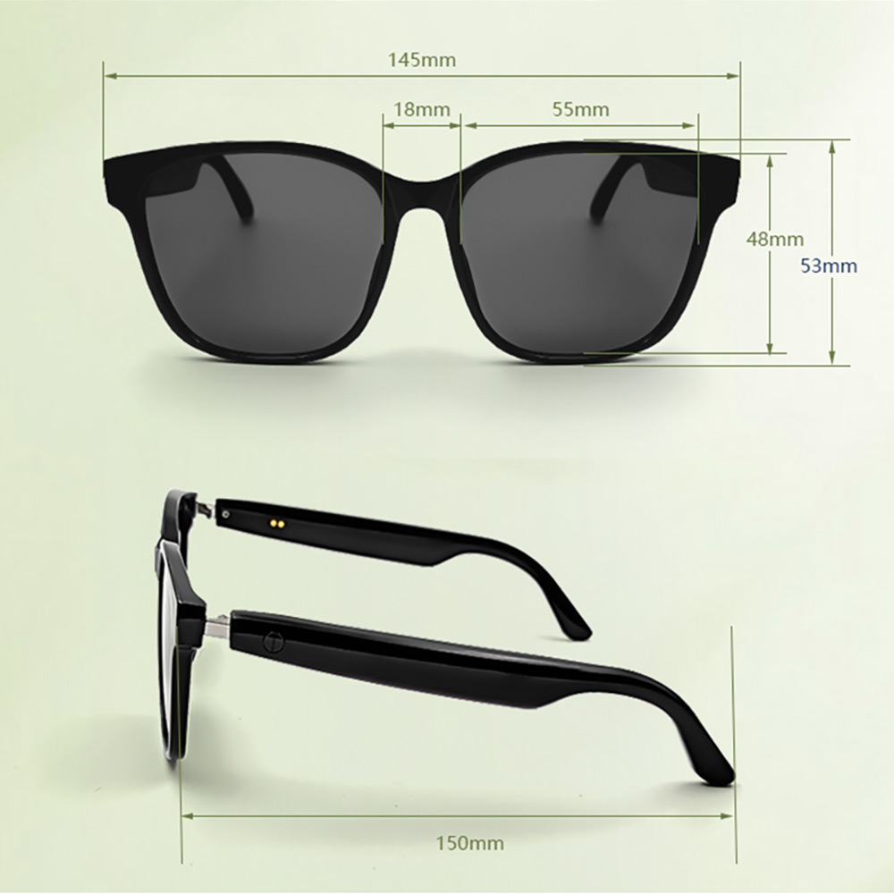 IS-S08 智能變色藍芽眼鏡(全系列雙基板+TWS立體音雙聲道 骨傳導技術 寶利徠鏡片)