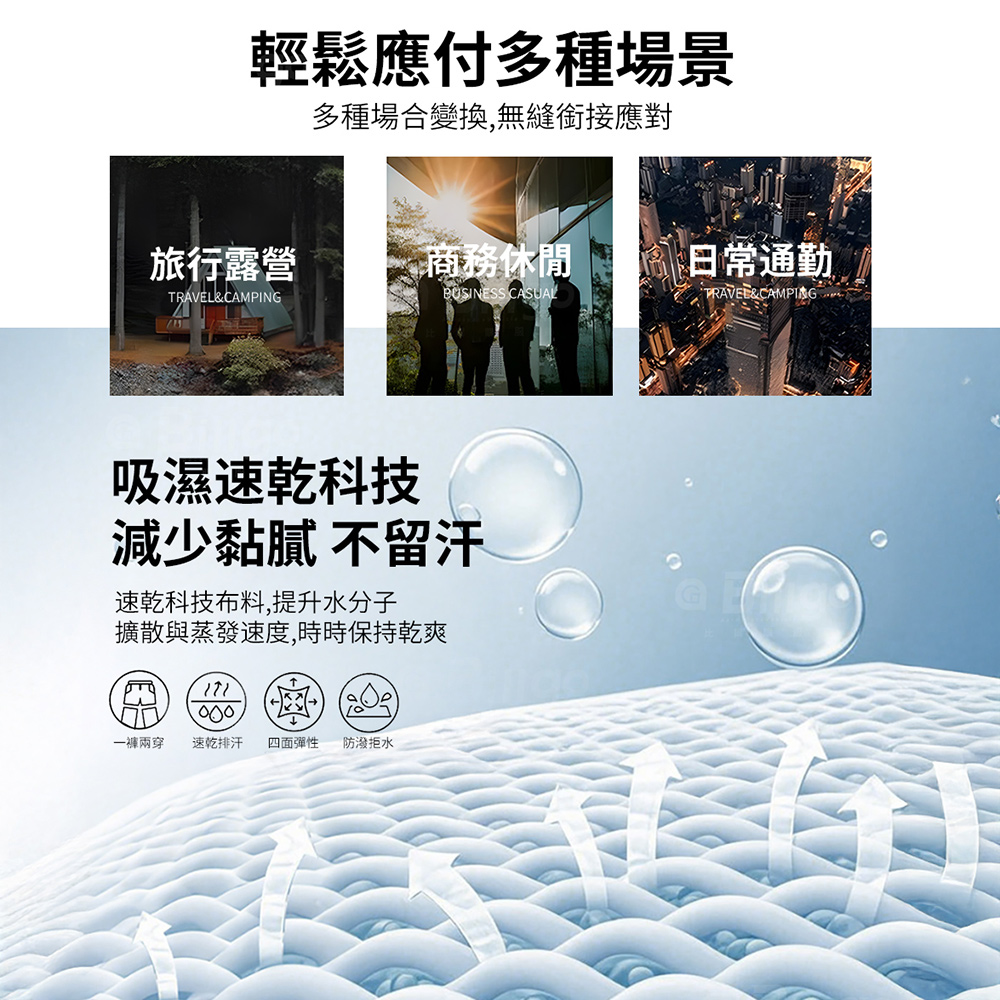 SGS檢驗合格登山兩截式長褲