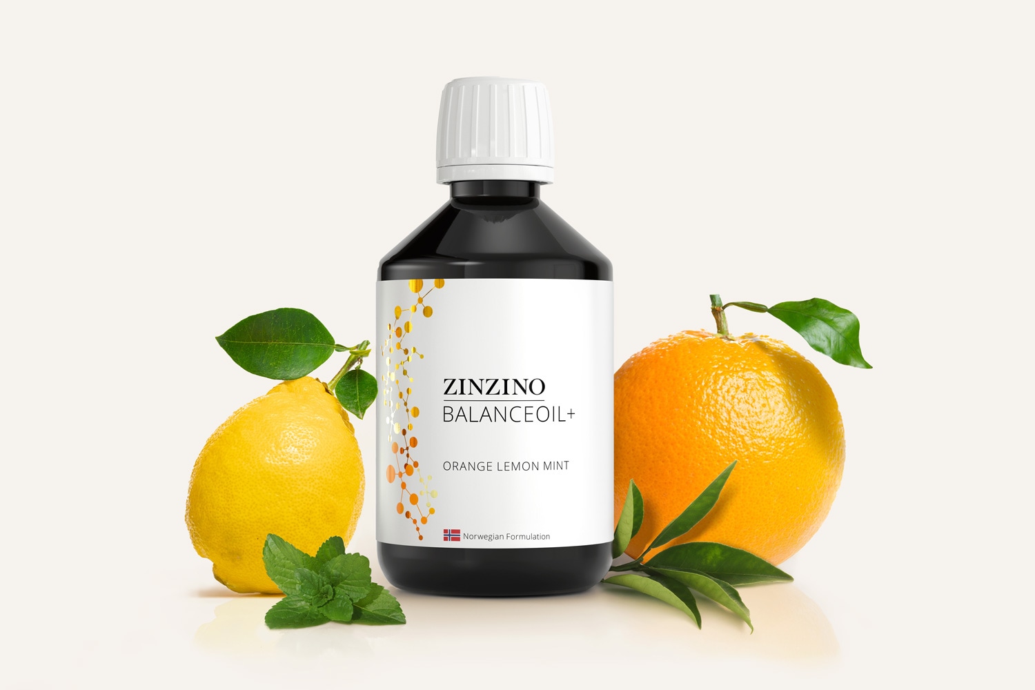 聖希諾ZINZINO ALANCEOIL+平衡油300ml(柳橙和檸檬及薄荷口味)(液態魚油)(公司貨)