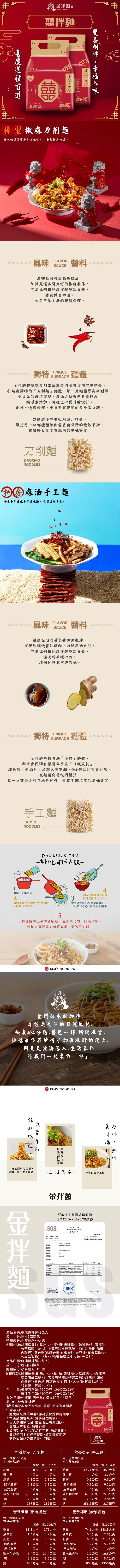 【金拌麵】雙享囍拌麵 特製椒麻口味/私房麻油口味(4包/袋)