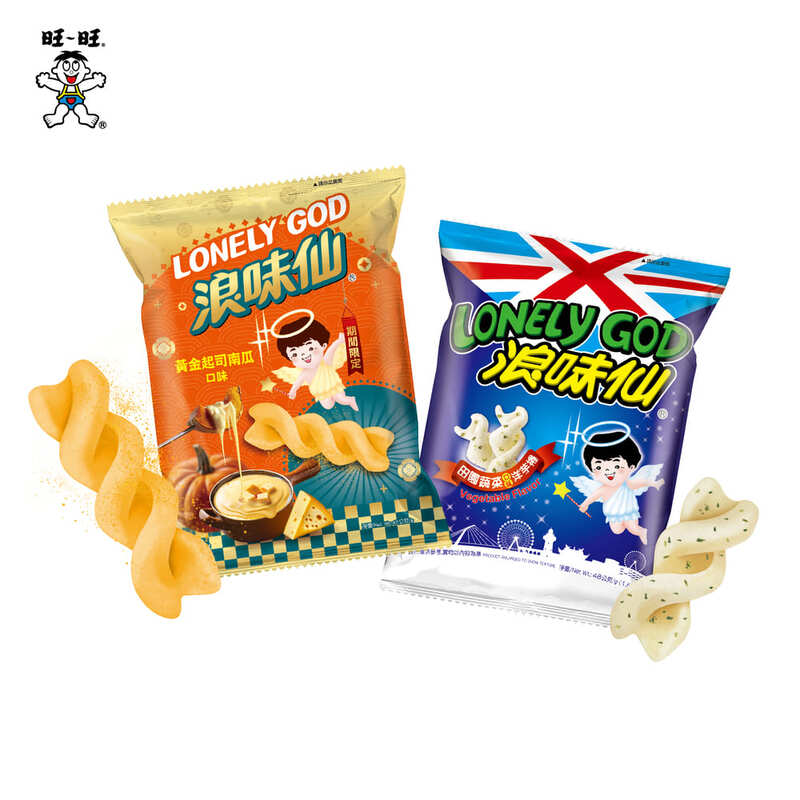 LONELY GOD 浪味仙 金瓜閃閃聚寶箱 (洋芋捲) 279G  年節送禮