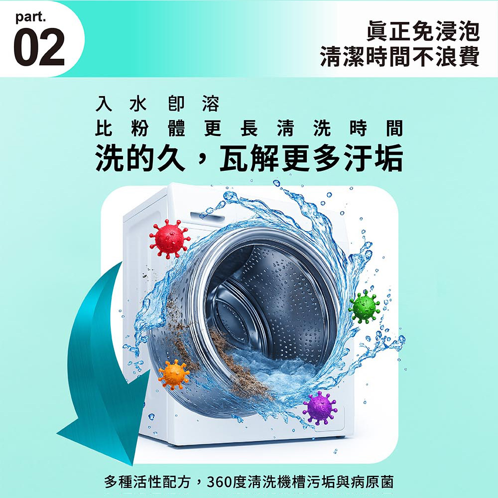 加倍潔  液體洗衣槽去汙劑550g 