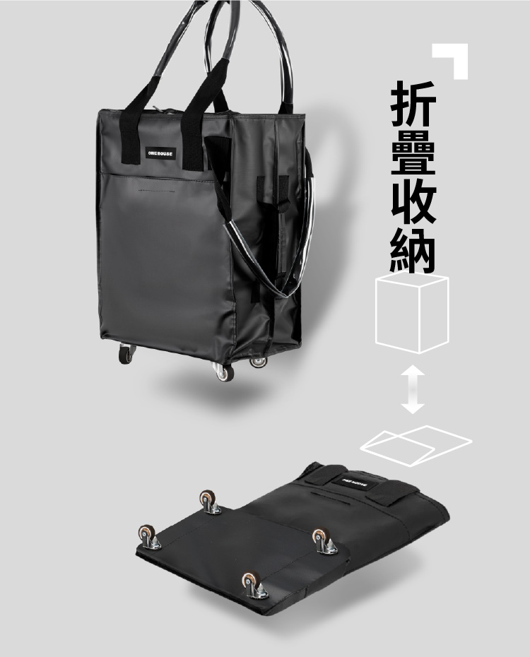 【ANDYMAY2】丹邁多輪防水收納包-45L皮革登機包(OH-Q332)