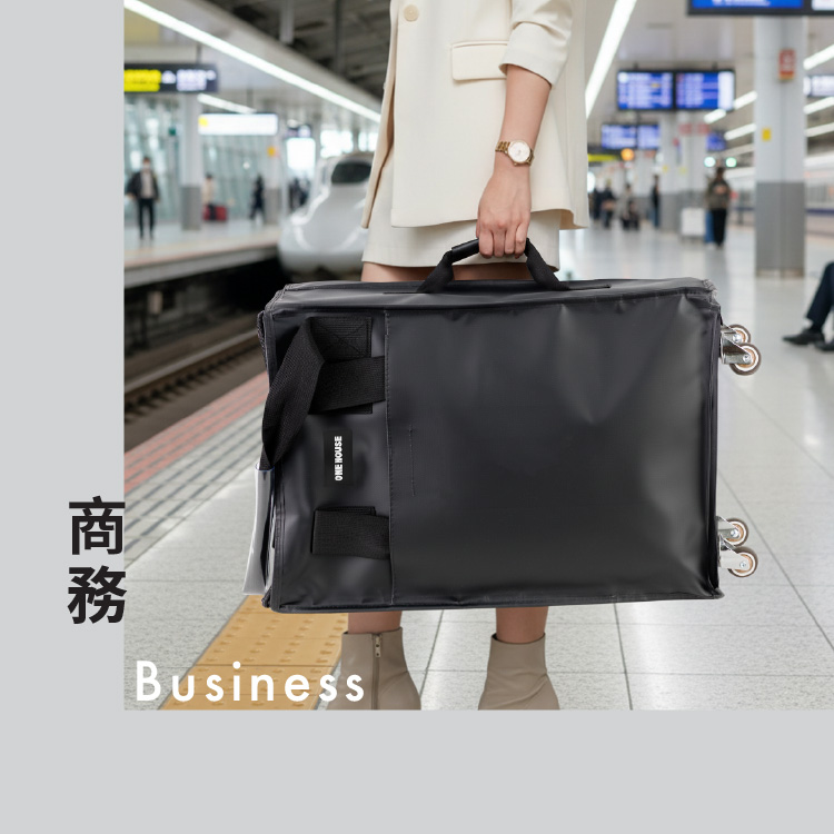 【ANDYMAY2】丹邁多輪防水收納包-45L皮革登機包(OH-Q332)