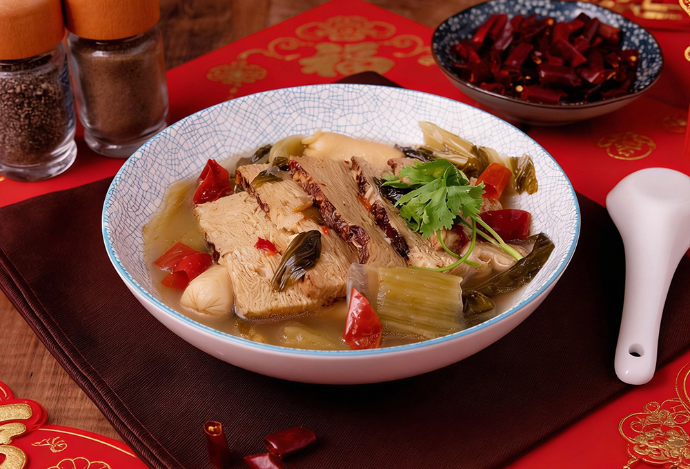 【巧食家】沙茶海鮮鍋/御品燉鮑湯/功夫酸菜魚 (蔬食鍋物 800g/盒)