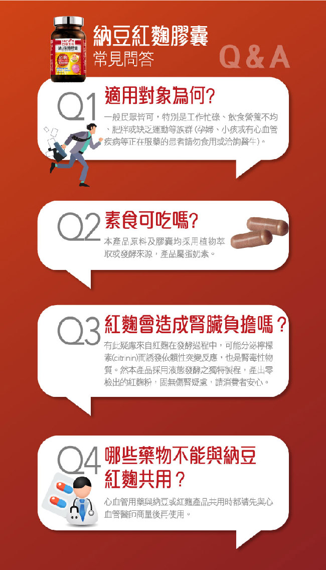 台鹽生技 納豆紅麴膠囊(90粒)