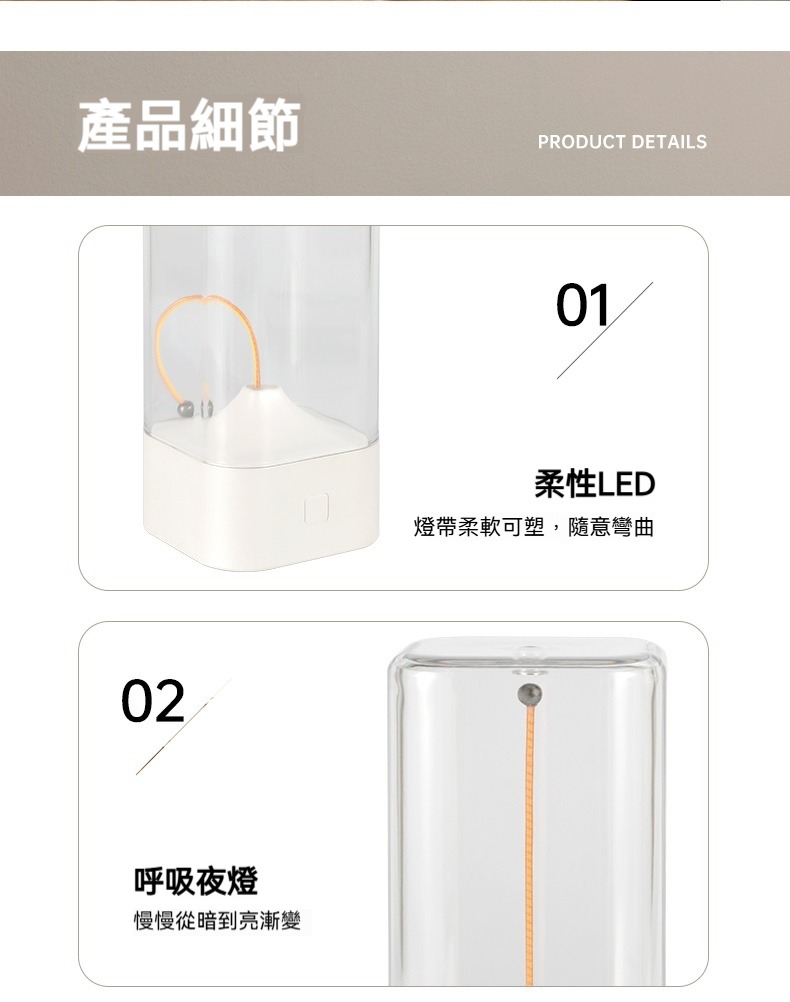 磁吸便攜量子小夜燈 檯燈 露營 宿舍 臥室