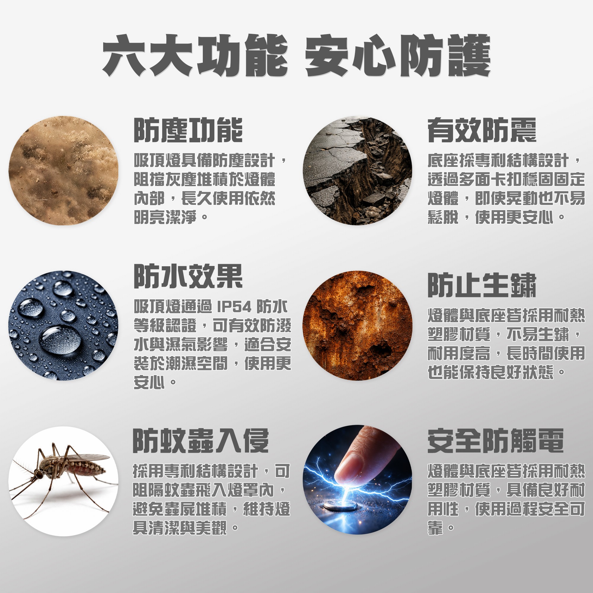 LED 50W吸頂燈/三色可撥/壁切三段調光 亮博士