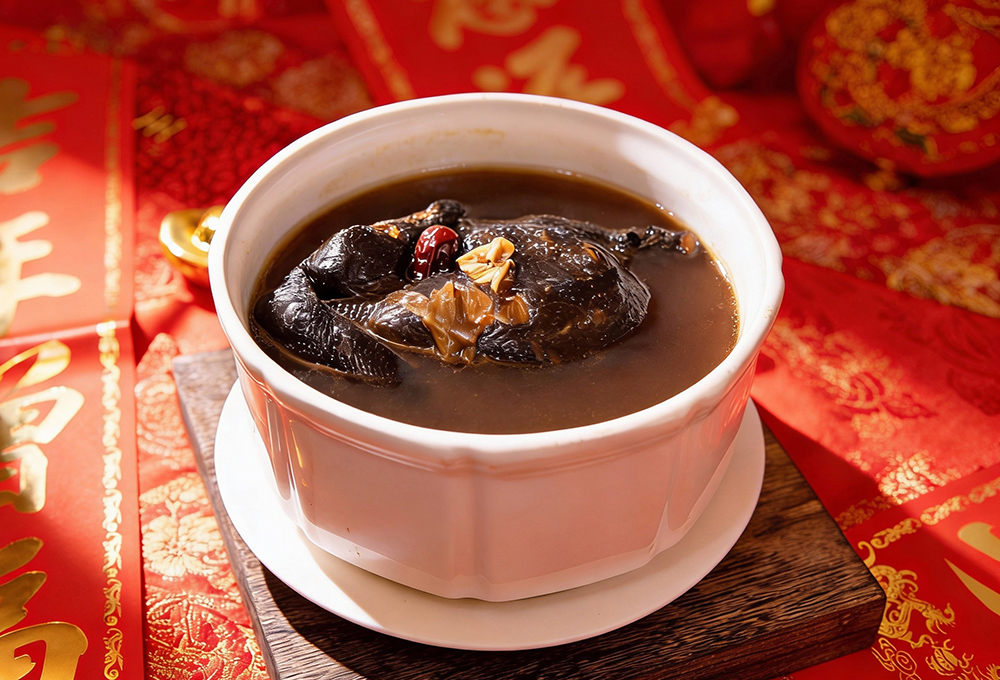 【巧食家】黑蒜烏骨雞 2.2Kg/盒 年菜雞湯