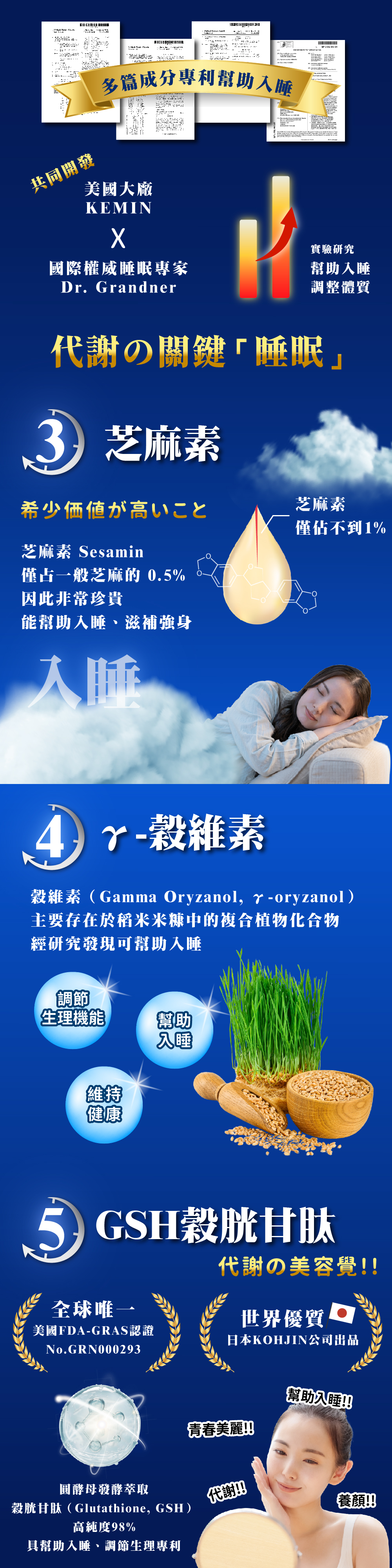 【JoyHui佳悅】光速纖代謝夜酵素 30粒/盒 (GABA+穀胱甘肽+芝麻素)