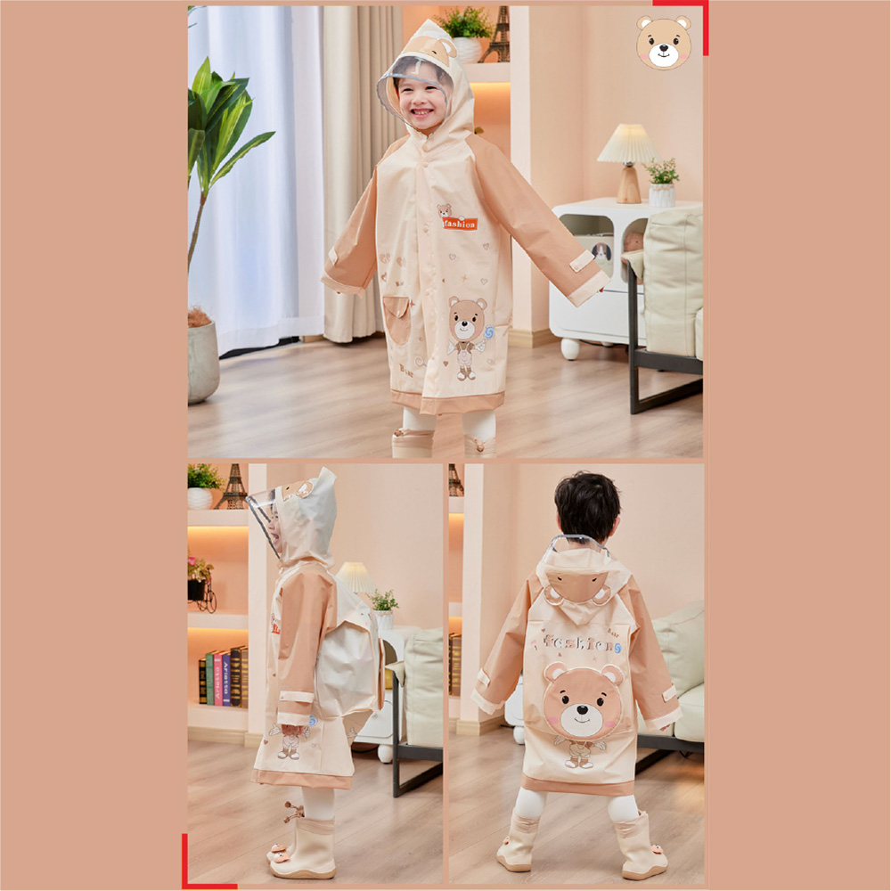 【JAR嚴選】立體卡通兒童雨衣