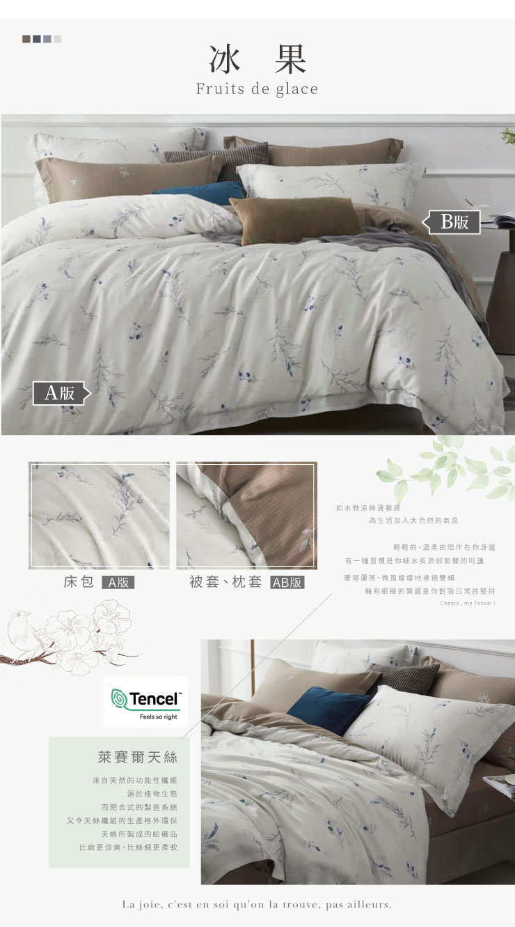 100%頂級萊賽爾天絲被套 260123