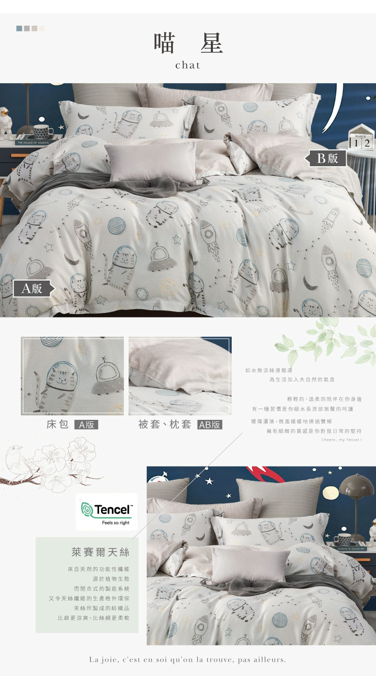 100%頂級萊賽爾天絲被套 260123