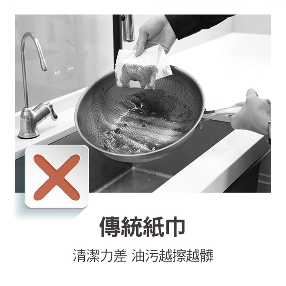 【百鈴】髒會滅竹纖維去油汙加厚週拋擦巾40張