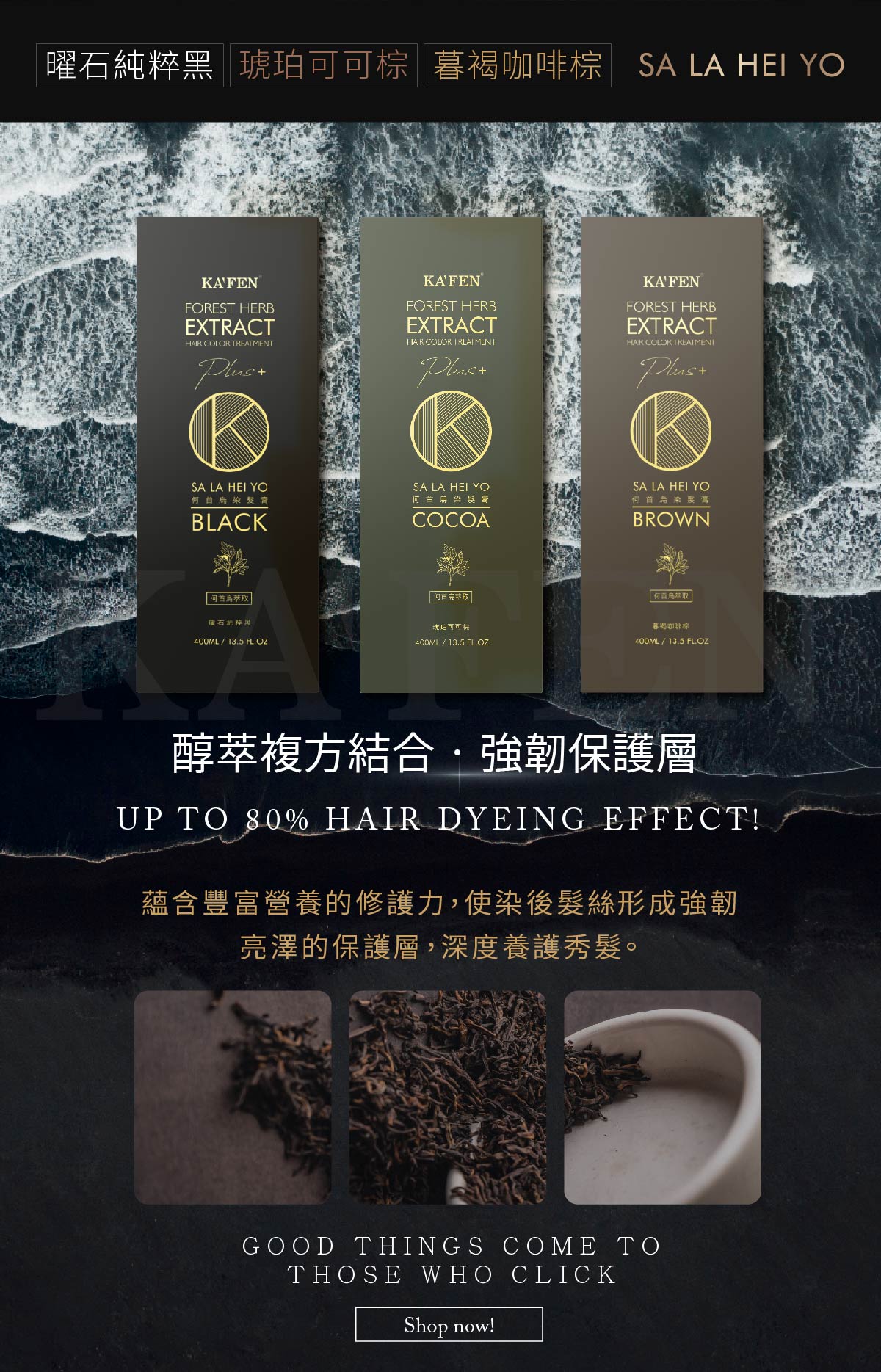 【KAFEN卡氛】何首烏染髮膏Plus+升級版400ml 快速上色 染護合一配方