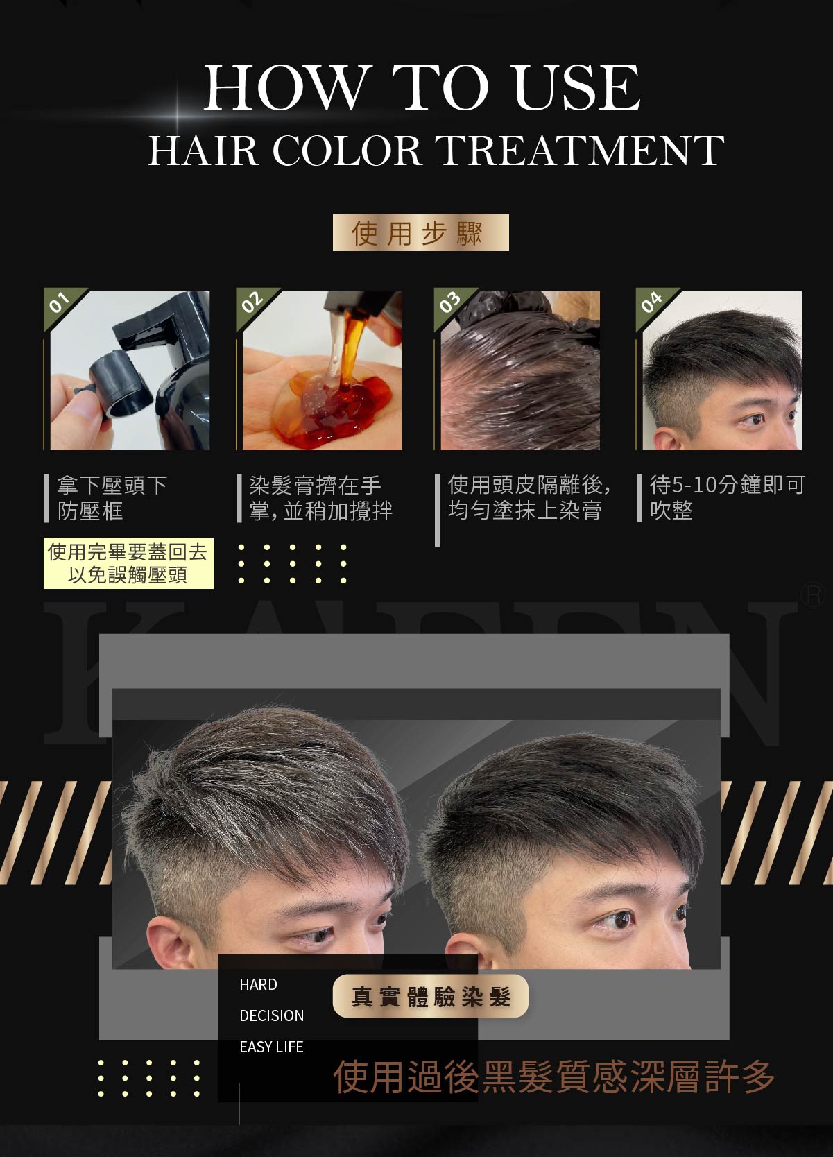 【KAFEN卡氛】何首烏染髮膏Plus+升級版400ml 快速上色 染護合一配方