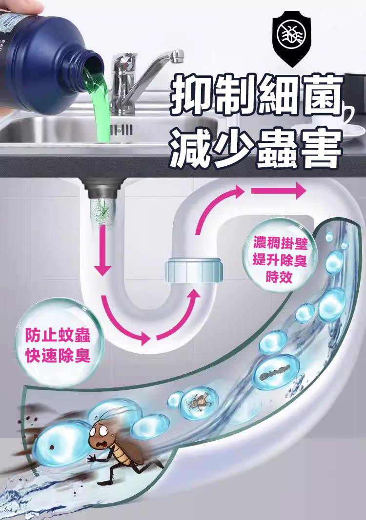 花香強力管道除臭劑