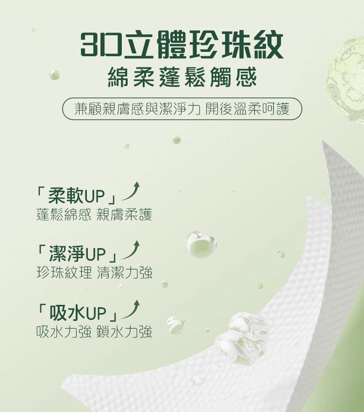 爾木葡600g(家庭號) 加厚珍珠紋抽取式洗臉巾