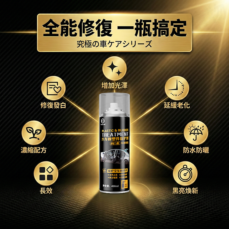 汽機車養護翻新劑 450ml