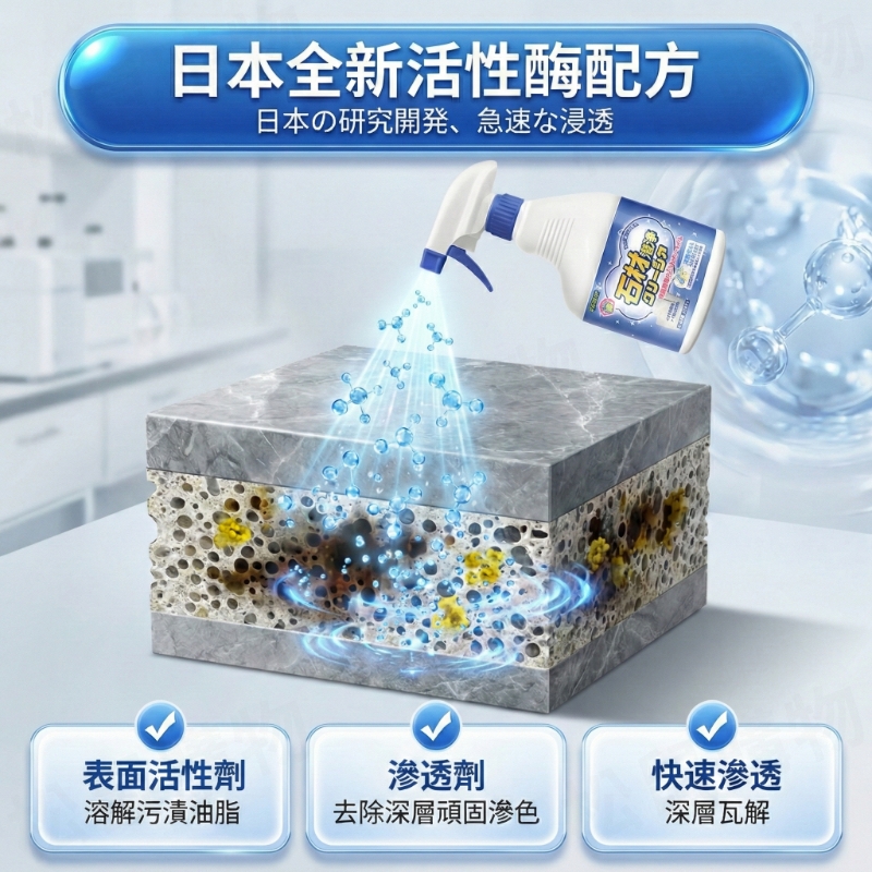 【日本品牌】石材清潔劑 500ml