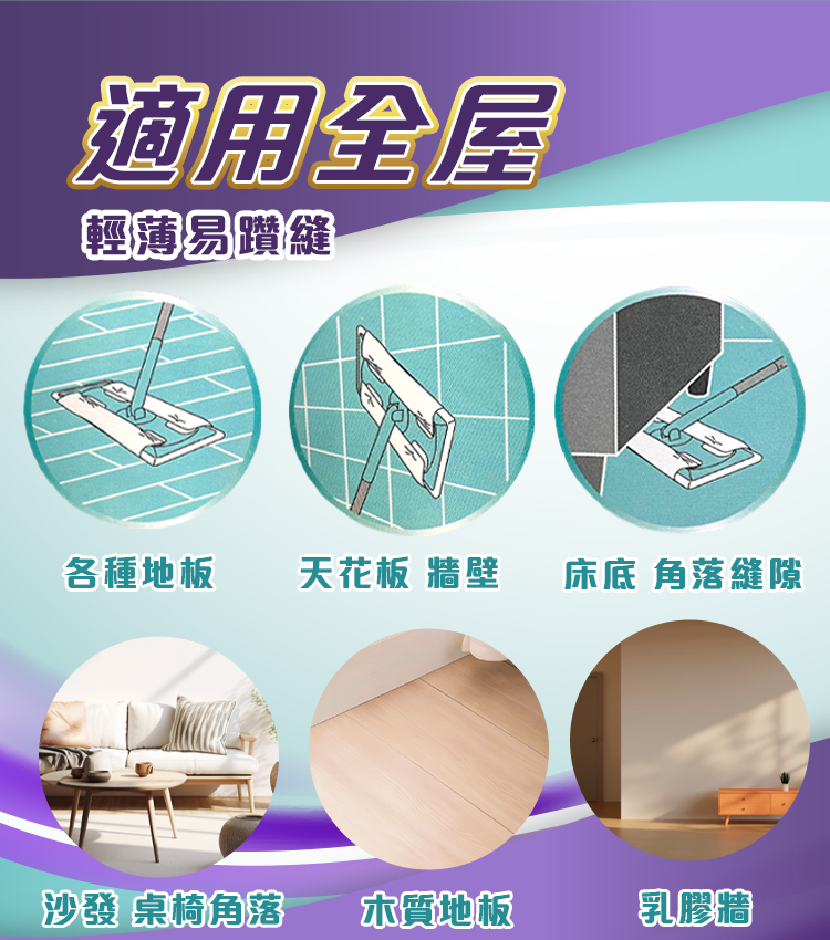 【驅塵氏】乾濕兩用拖