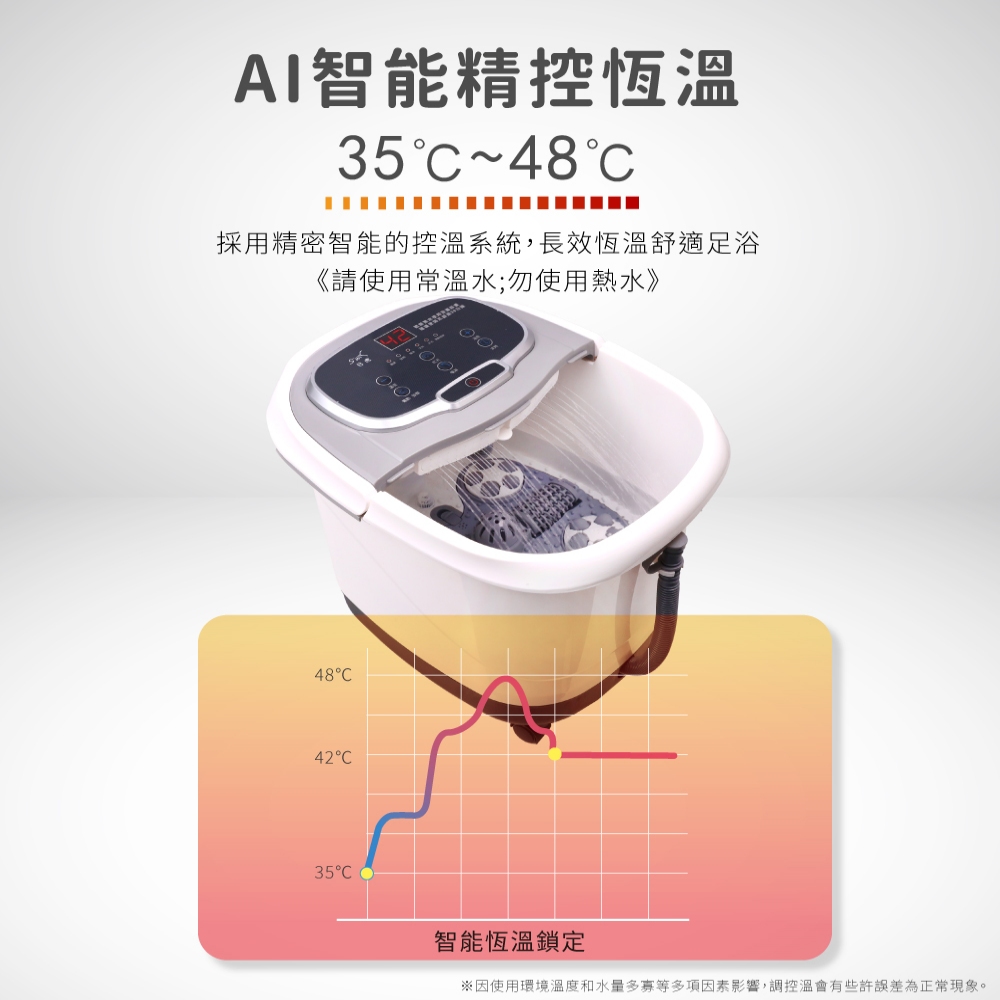 日虎恆溫足浴泡腳機（四色可供選擇）