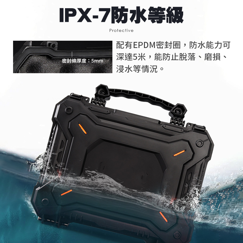 專業級 生存防護箱 保護 生存遊戲 防水 防撞 抗衝擊 等級IK08 海綿 手提箱 提箱 軍事 戰術包 戰術 收納 箱子 收納箱
