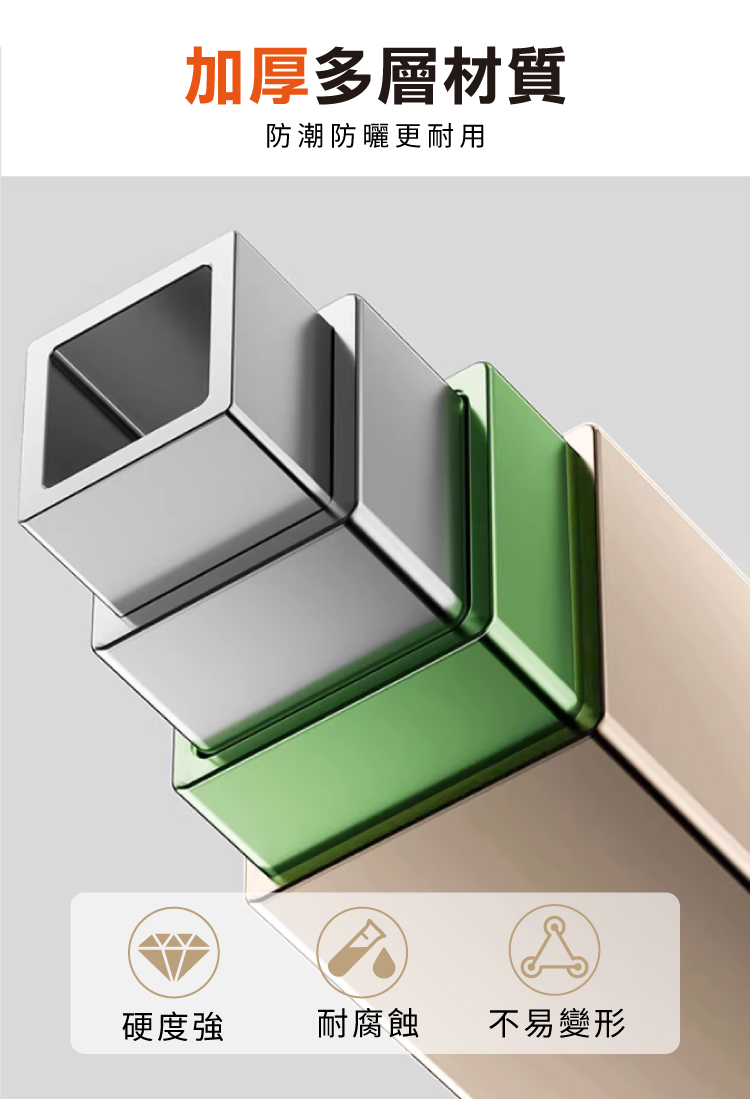 【ANDYMAY2】艾加蝶翼型加大三層折疊帶輪晾曬衣架(OH-K134)