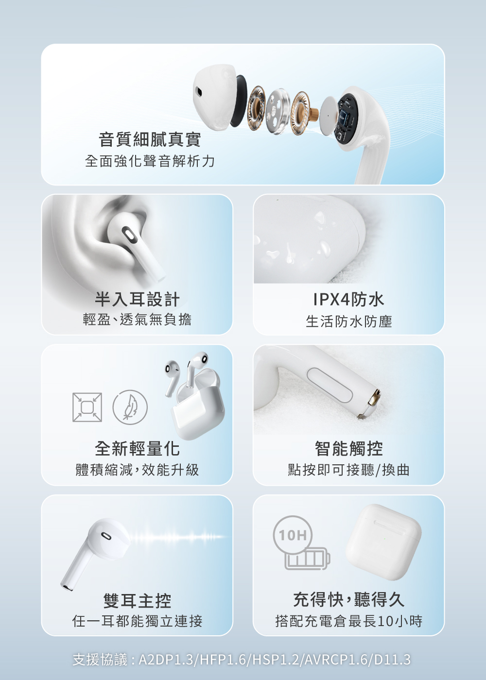 【DTAudio聆翔】DTA-M4 無線藍牙耳機｜半入耳式、藍牙5.2