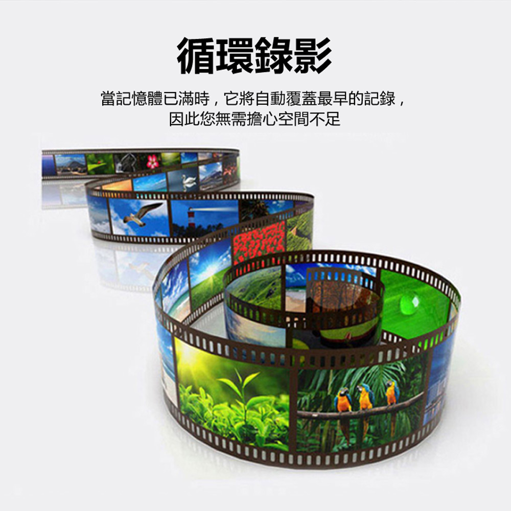 Q3 SHOT 4K雙鏡頭高畫質錄影180度旋轉鏡頭夜視帶彩屏WiFi便攜防手震運動攝影機(循環錄影 TF插卡)