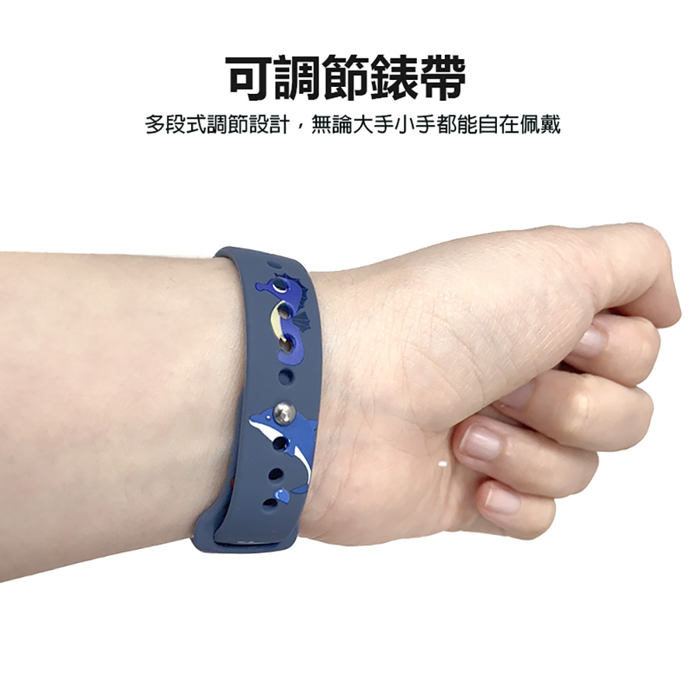 AirTag B1-T11 矽膠保護防水錶帶+FA-T11蘋果專用防丟器 車內可用(安裝方便 親膚矽膠材質)