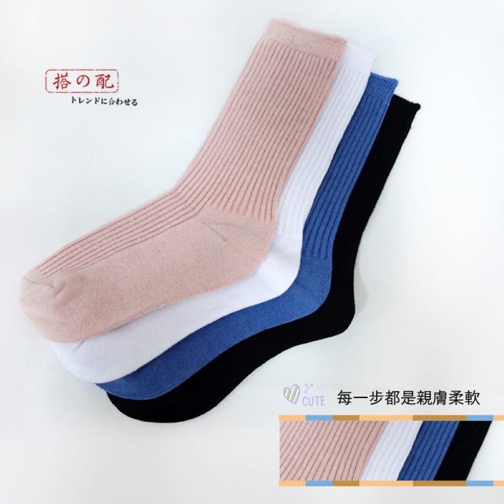 【YABY芽比】MIT兒童韓版中筒襪6-10歲