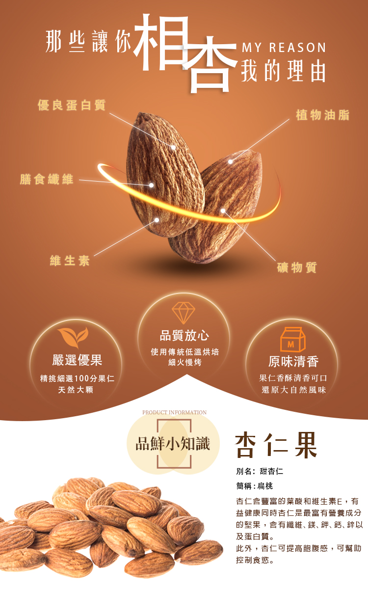 【品鮮生活】美國杏仁果 斤裝600g (2種任選)