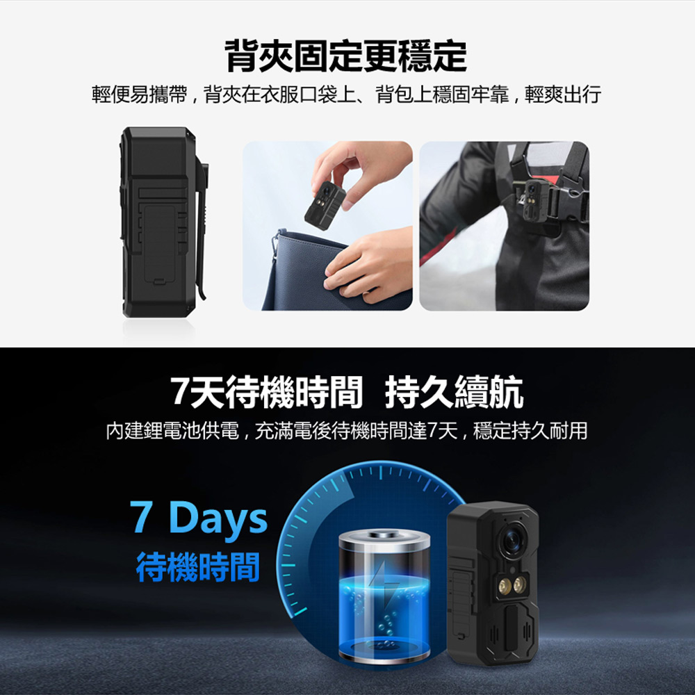 AG-15 4G SHOT 可插4G-SIM卡連網遠程監控 HD 1296P高畫質鏡頭 紅外線夜視 帶背夾 防水防塵防摔 戶外運動攝影機