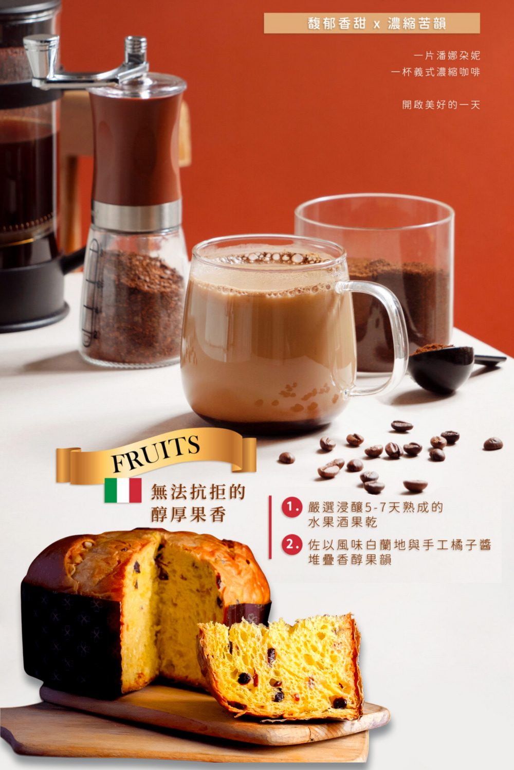 【中山招待所】義大利水果麵包-潘那朵尼panettone