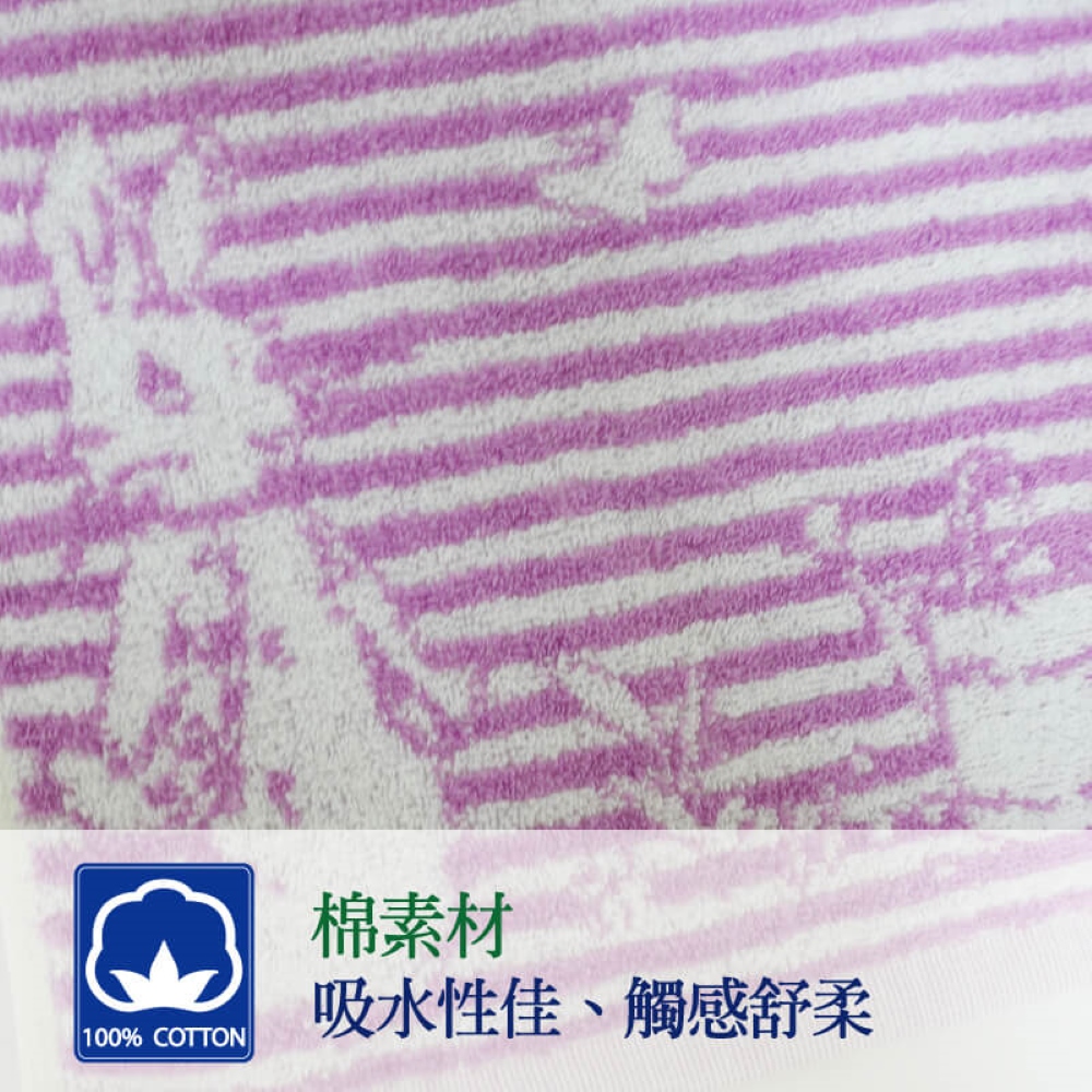 【YABY芽比】MIT彼得兔緹花方巾25*25CM