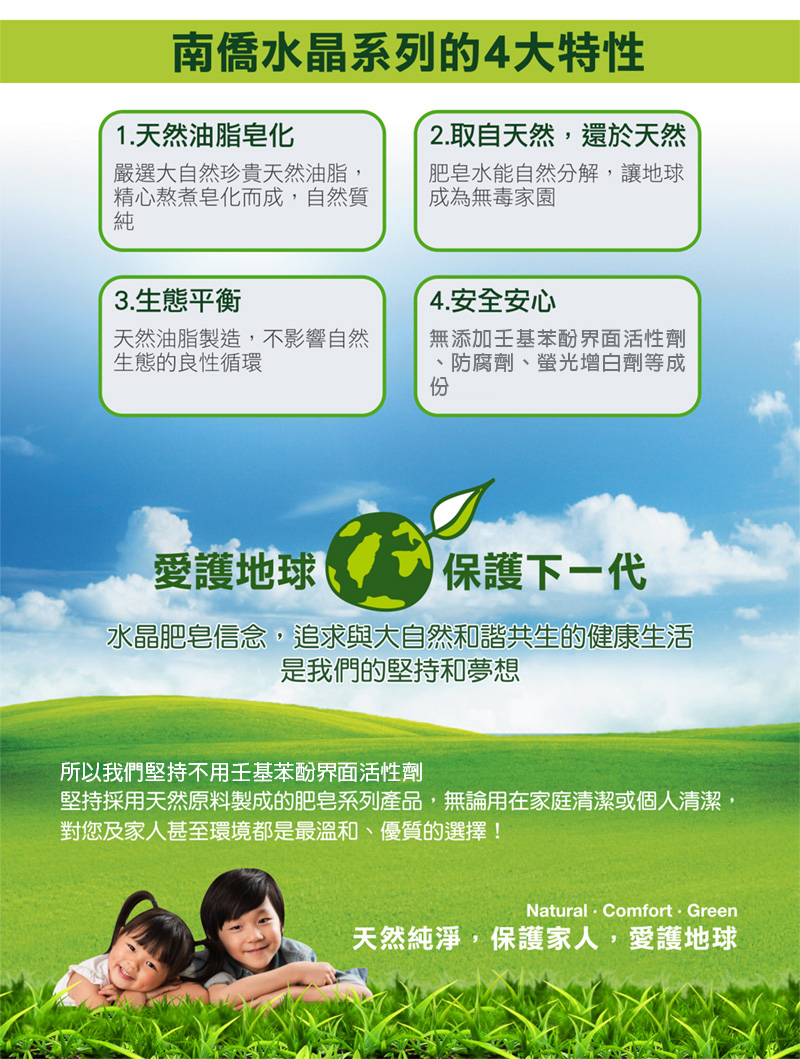 【南僑水晶】水晶肥皂150g/3入 (檸檬清香)