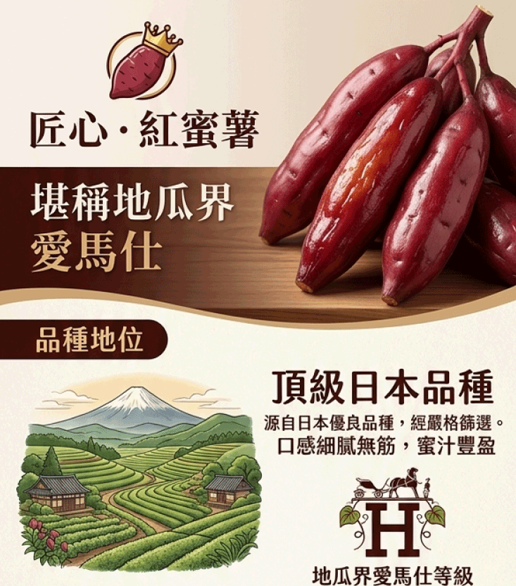 【王媽媽推薦】頂級日本品種紅瑤蜜薯