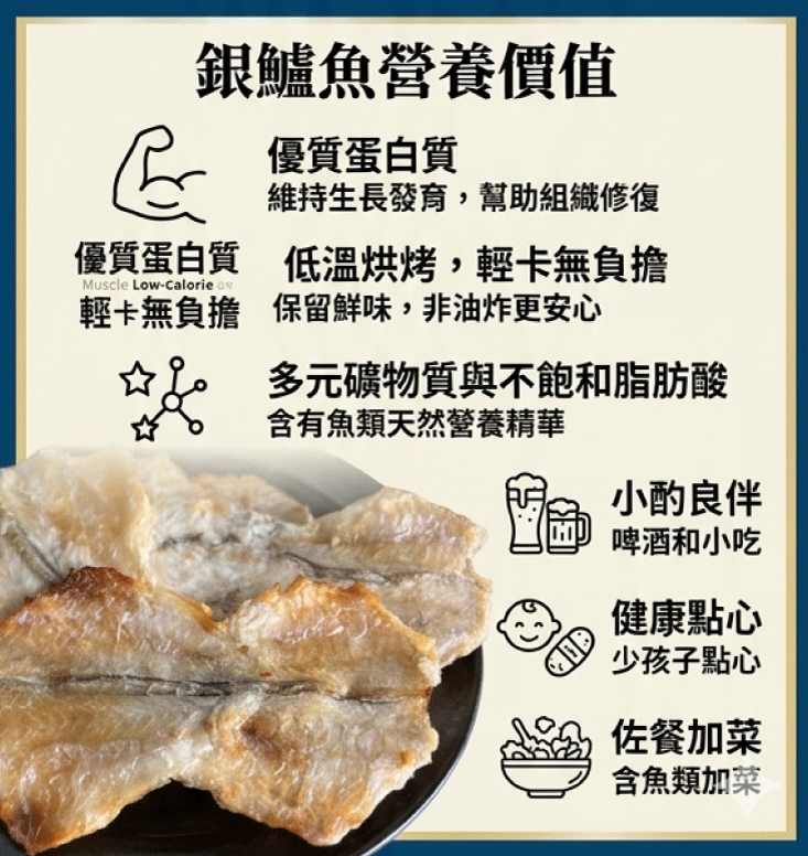 【王媽媽推薦】烤銀鱸魚片