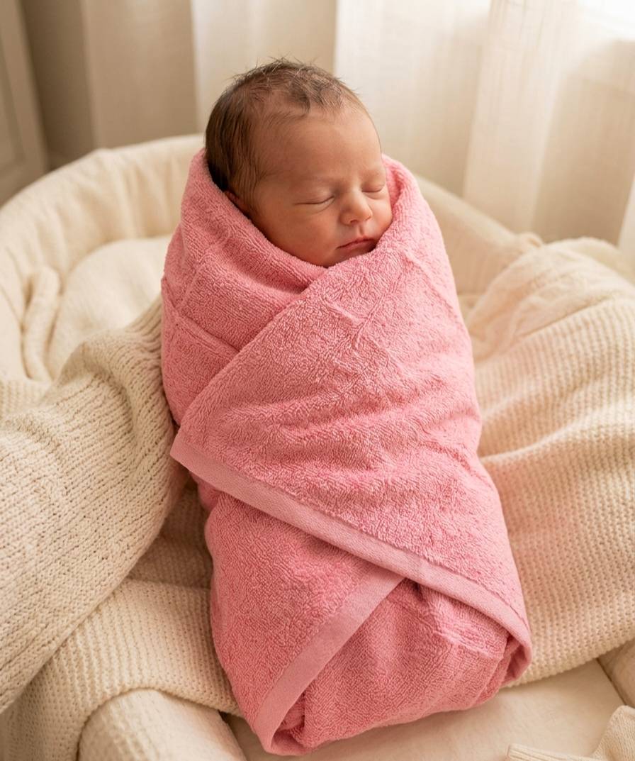 凱美棉業 台灣製 100%純棉 嬰兒浴巾 寶寶包巾 素色柔軟方巾