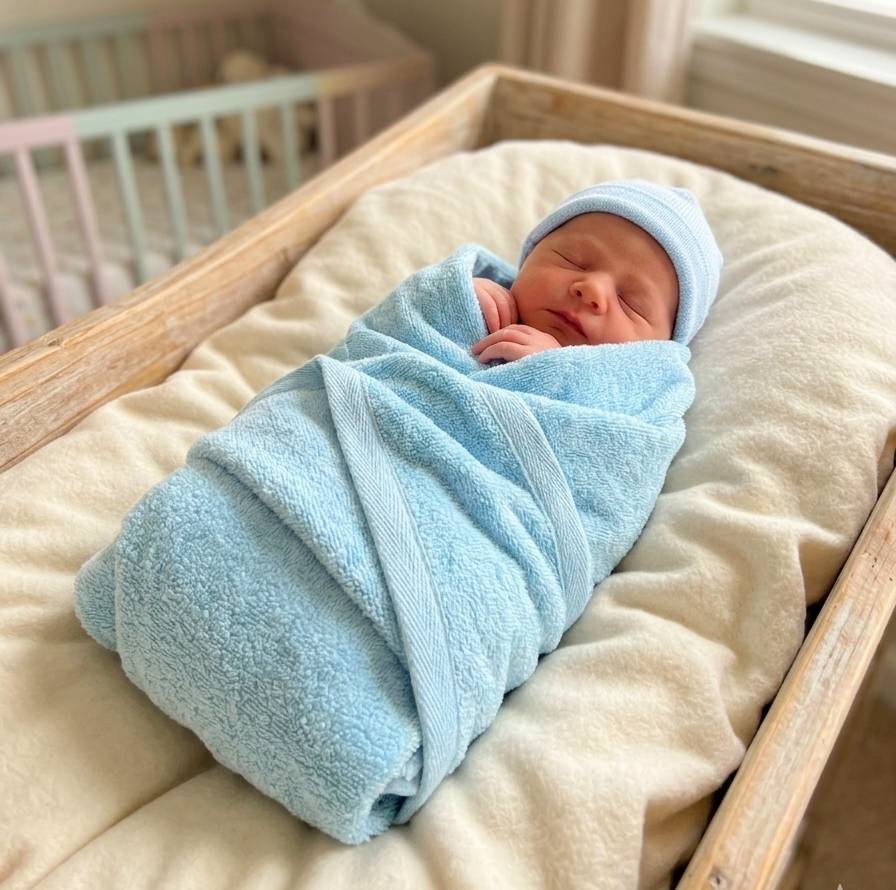 凱美棉業 台灣製 100%純棉 嬰兒浴巾 寶寶包巾 素色柔軟方巾