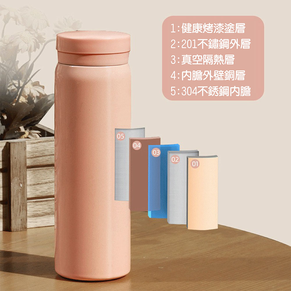 【JAR嚴選】樂伊304不鏽鋼輕巧隨行保溫杯