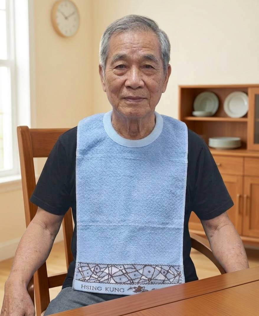 凱美棉業  MIT台灣製 28兩厚實 純棉透氣成人圍兜/口水巾 素色印花款