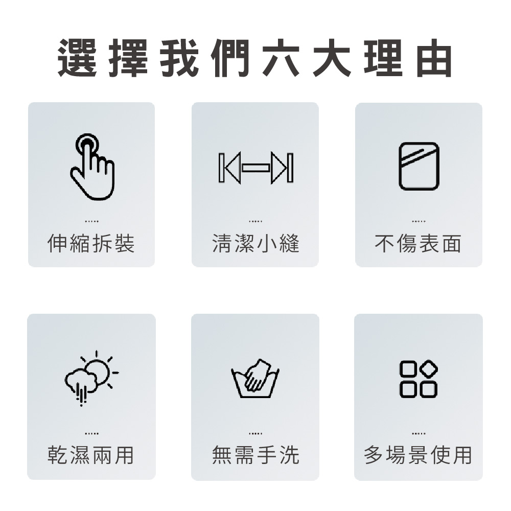 【德昌】馬上淨折疊站立不卡毛髮掃把畚斗組-超值組