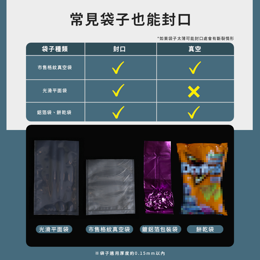 AK60 金素吸動力型 無線乾溼真空保鮮機